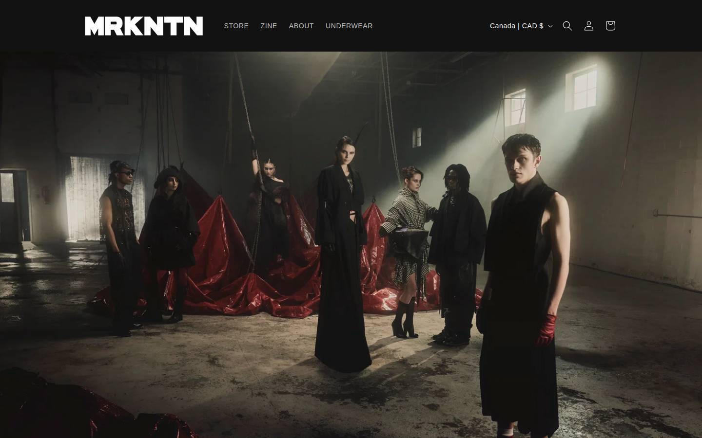 mrkntn.com homepage screenshot
