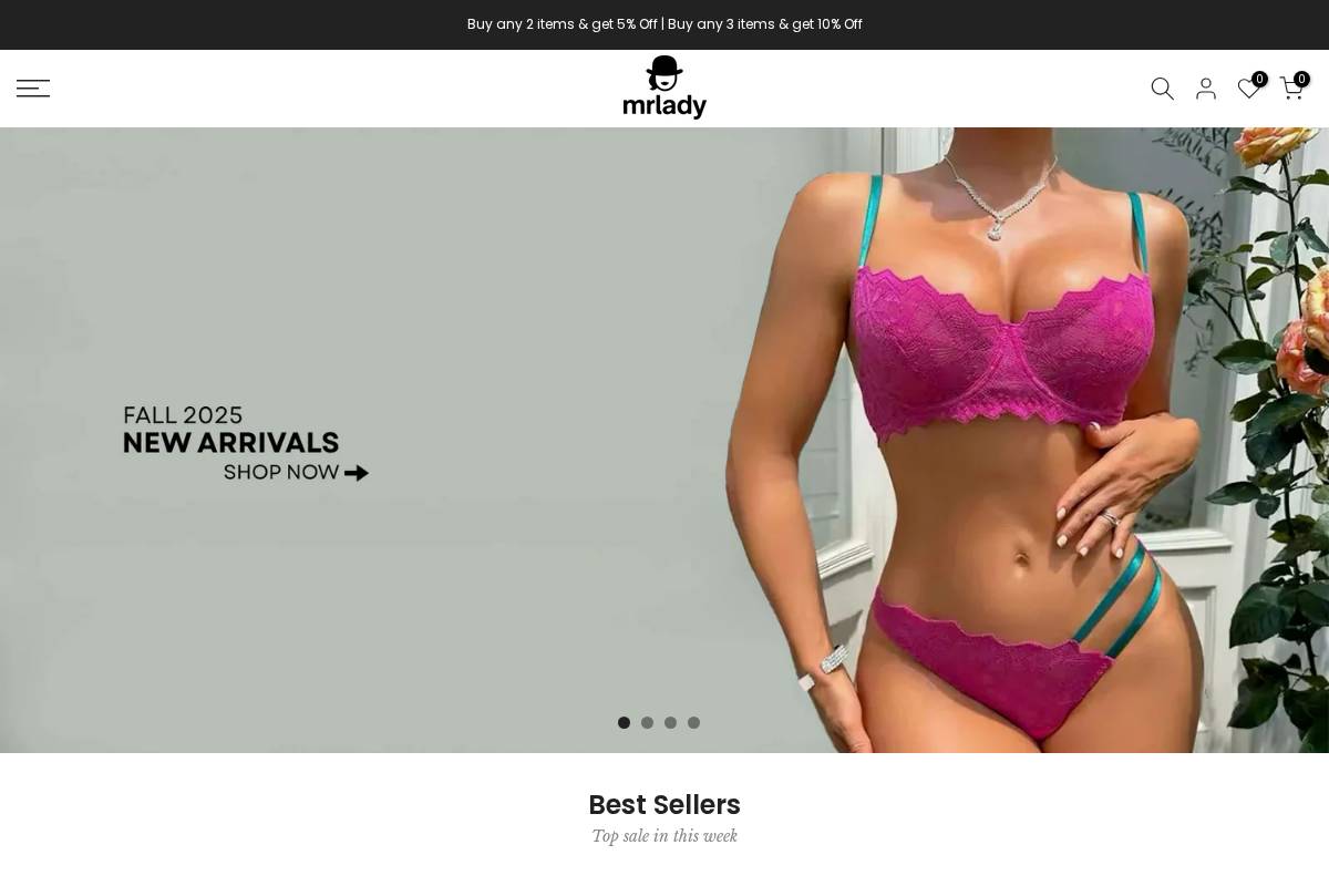 mrlady.pk homepage screenshot