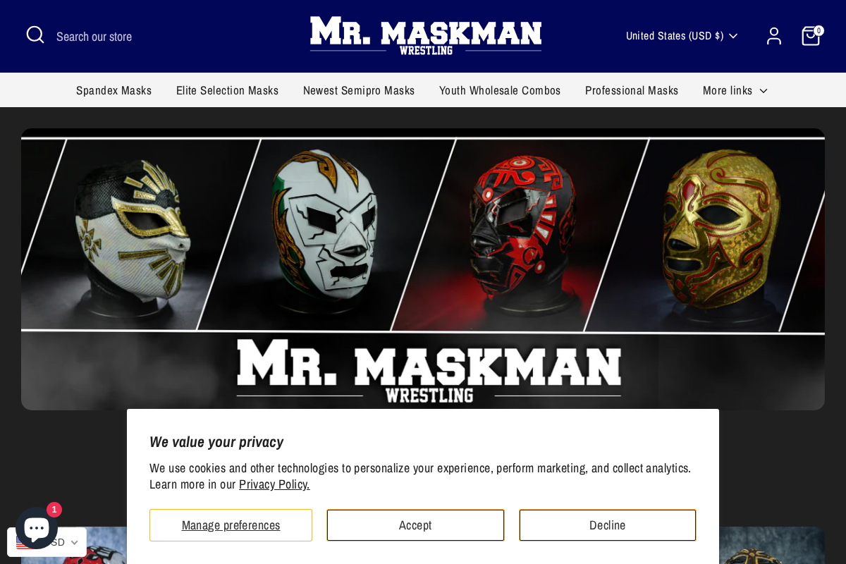 Mr. MaskMan homepage screenshot
