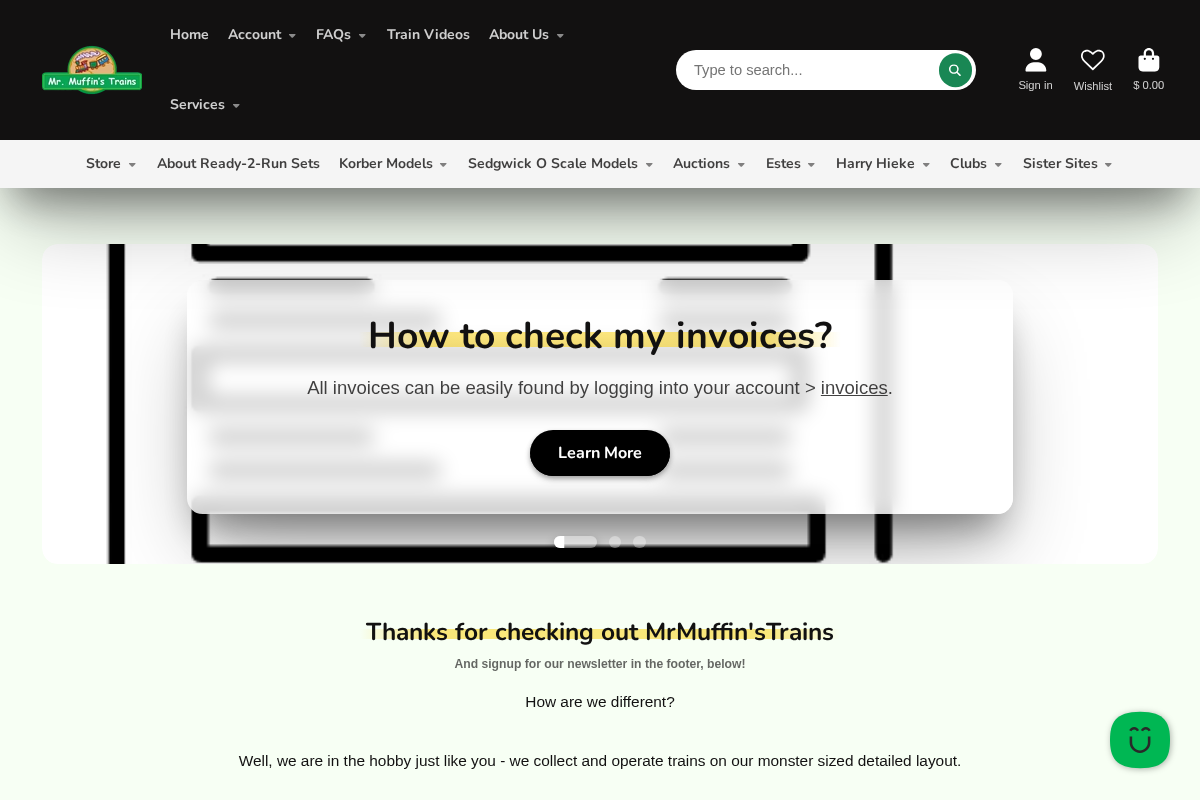 MrMuffin'sTrains homepage screenshot