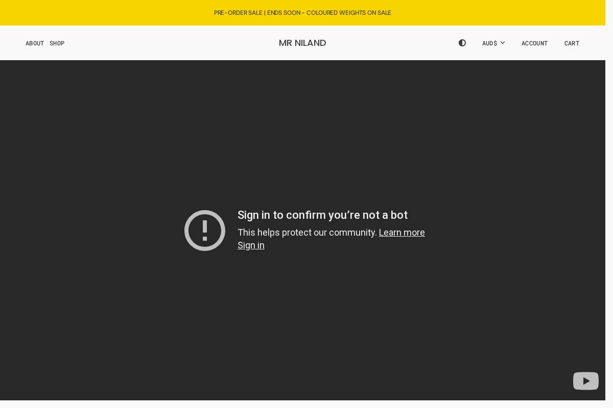 mrniland.com homepage screenshot