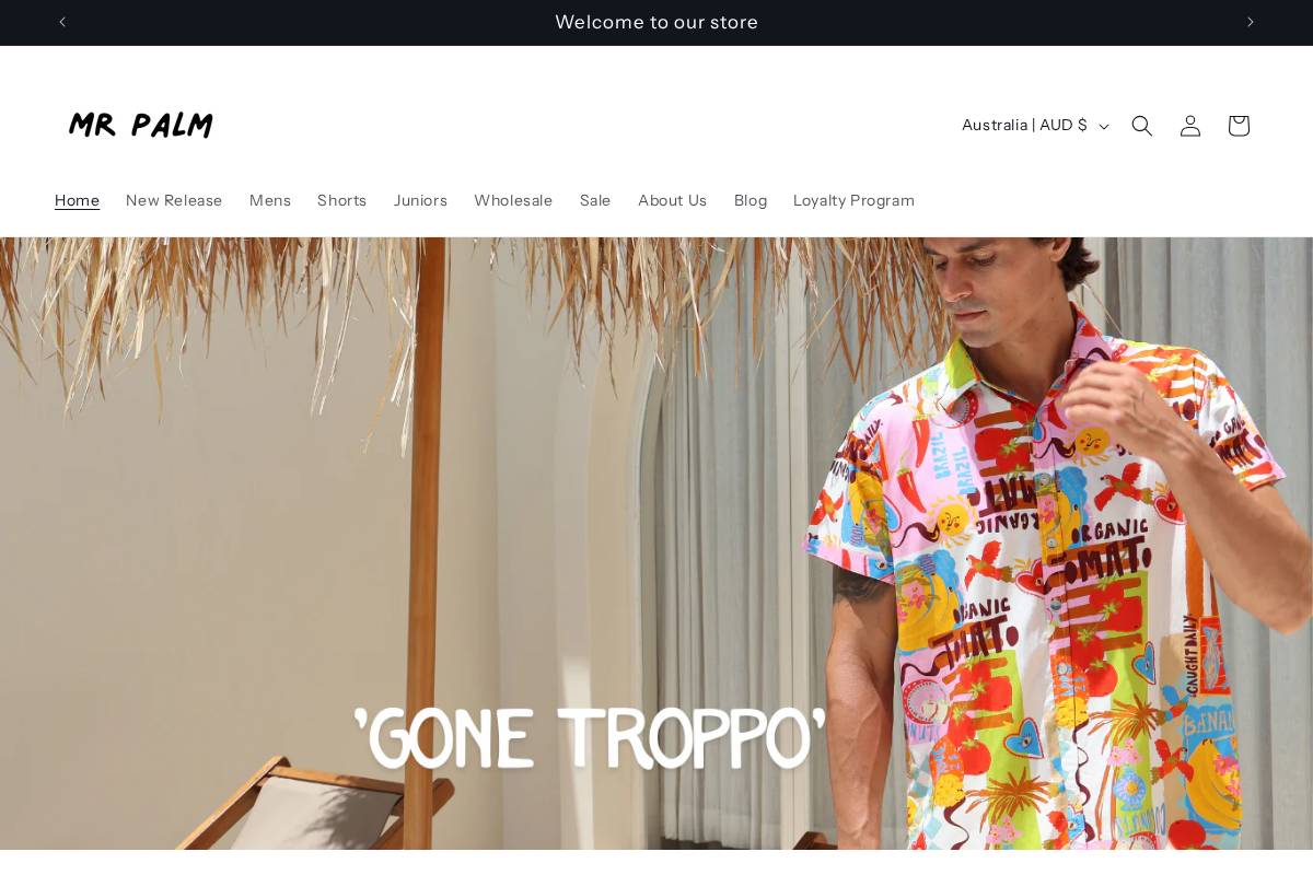 mrpalm.com.au homepage screenshot