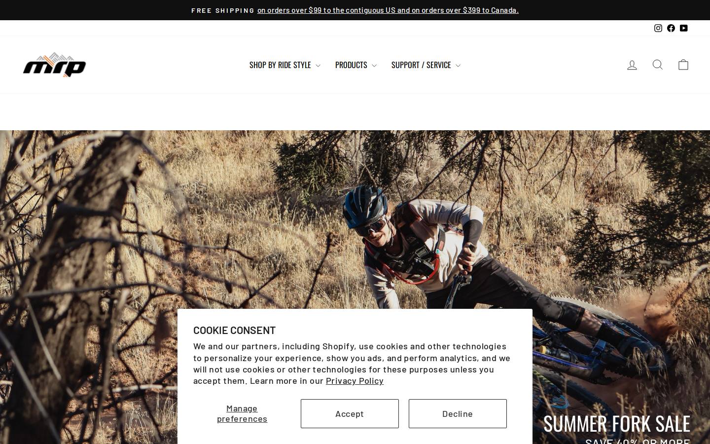 mrpbike.com homepage screenshot