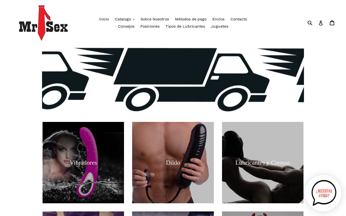 mrsexpty.com homepage screenshot