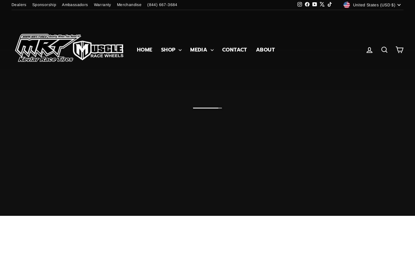 mrt.tires homepage screenshot