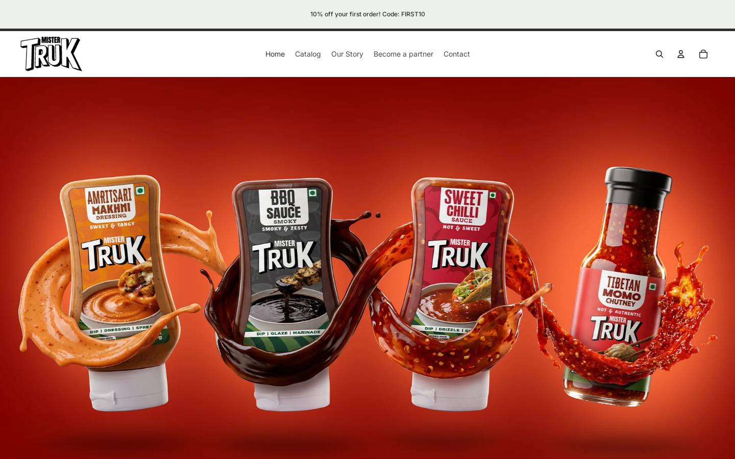 mrtruk.in homepage screenshot