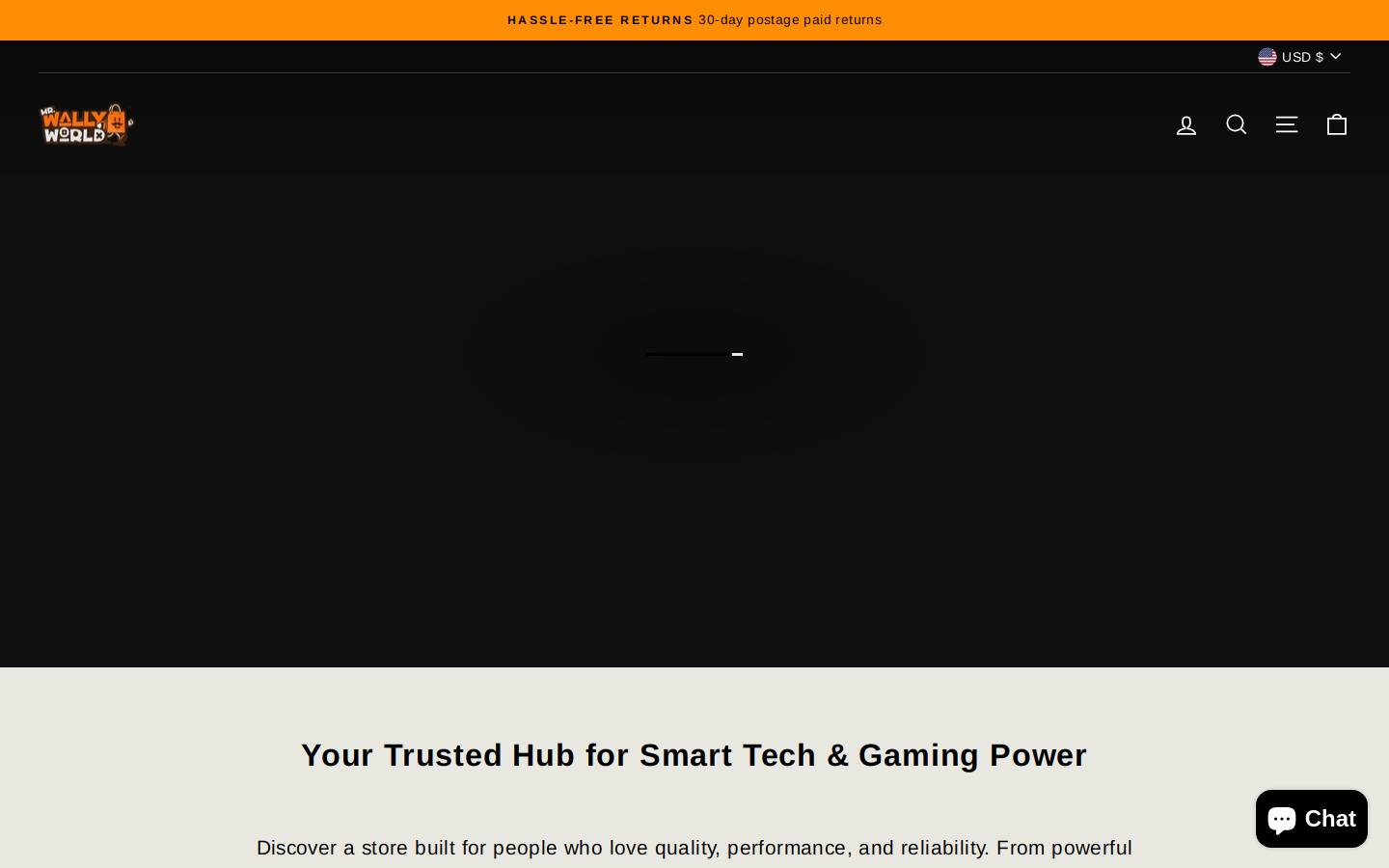 mrwallyworld.store homepage screenshot