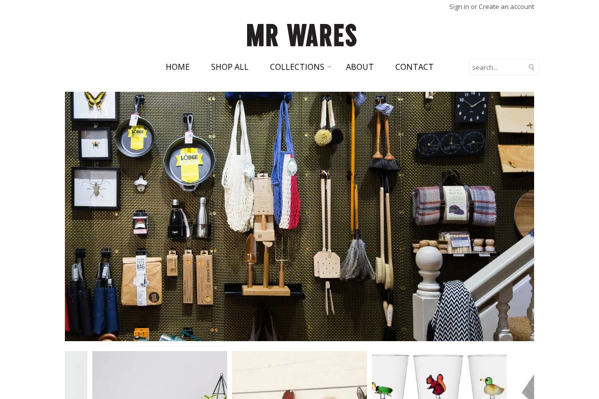 mrwares.com homepage screenshot