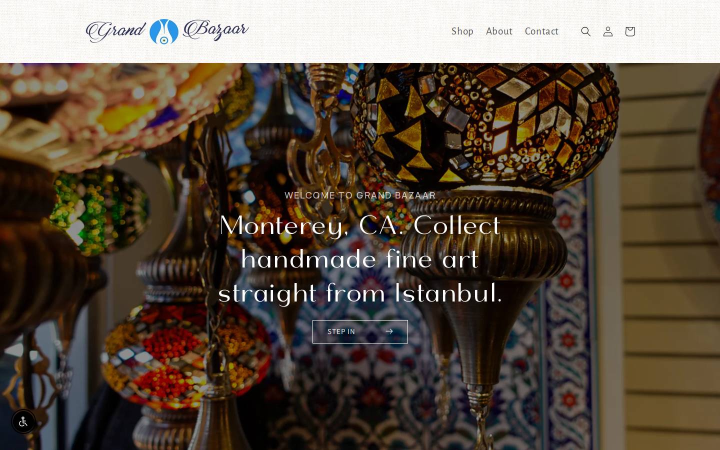 mrygrandbazaar.com homepage screenshot