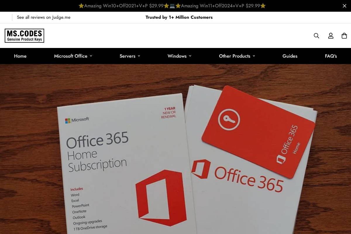 ms.codes homepage screenshot