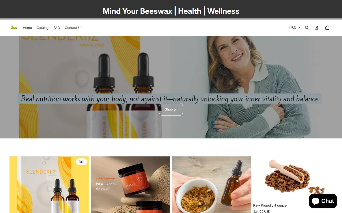 msbeescloset.com homepage screenshot