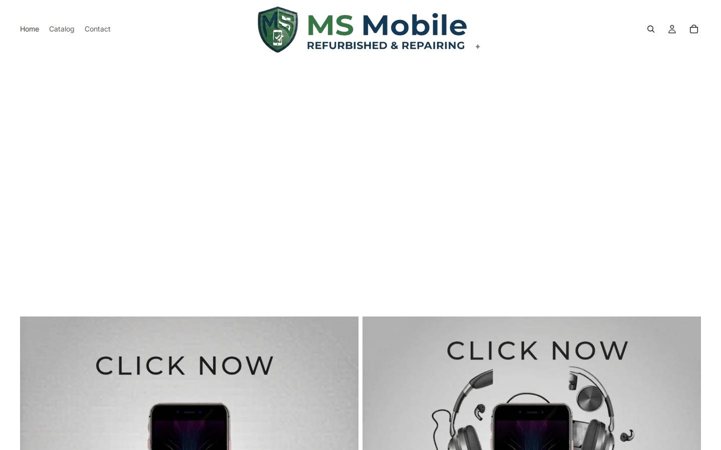 msmobileofficial.shop homepage screenshot