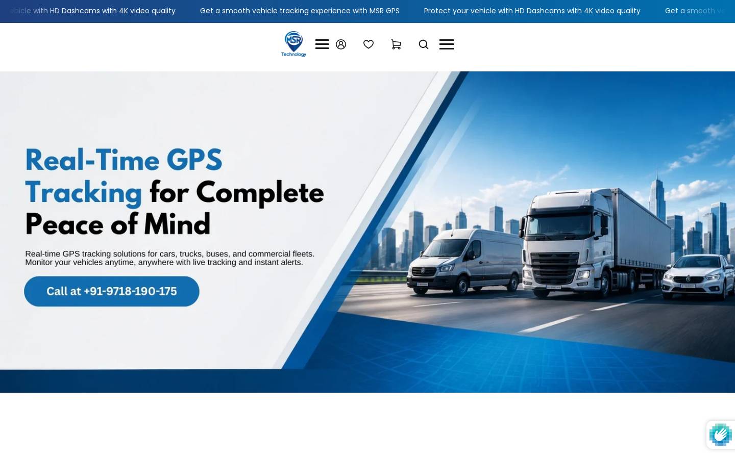 msrtechnology.in homepage screenshot