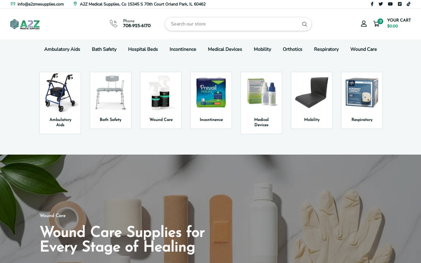 mssi.store homepage screenshot