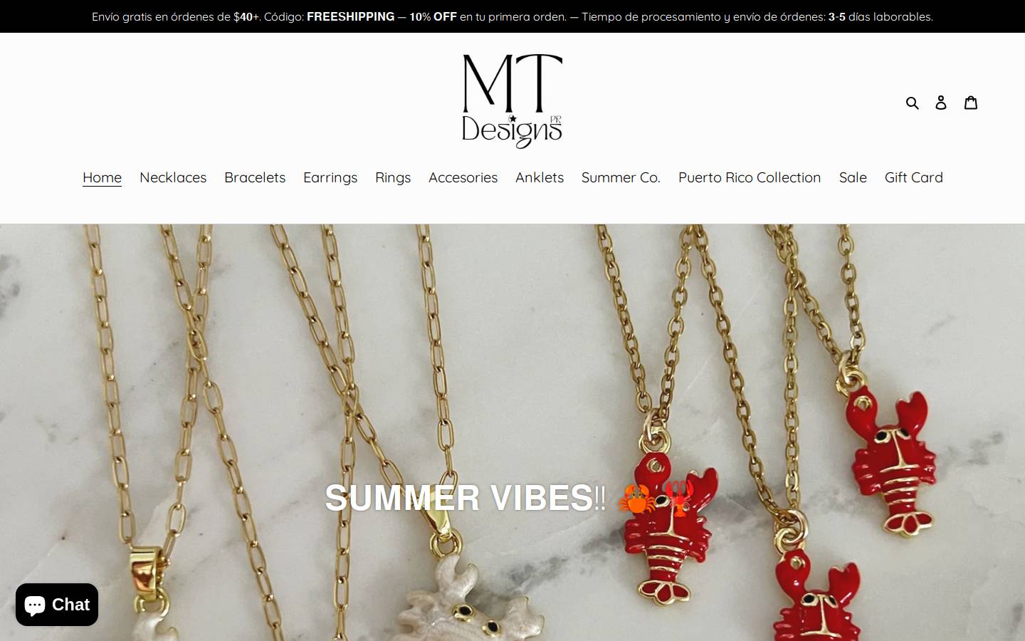 mtdesignspr.com homepage screenshot