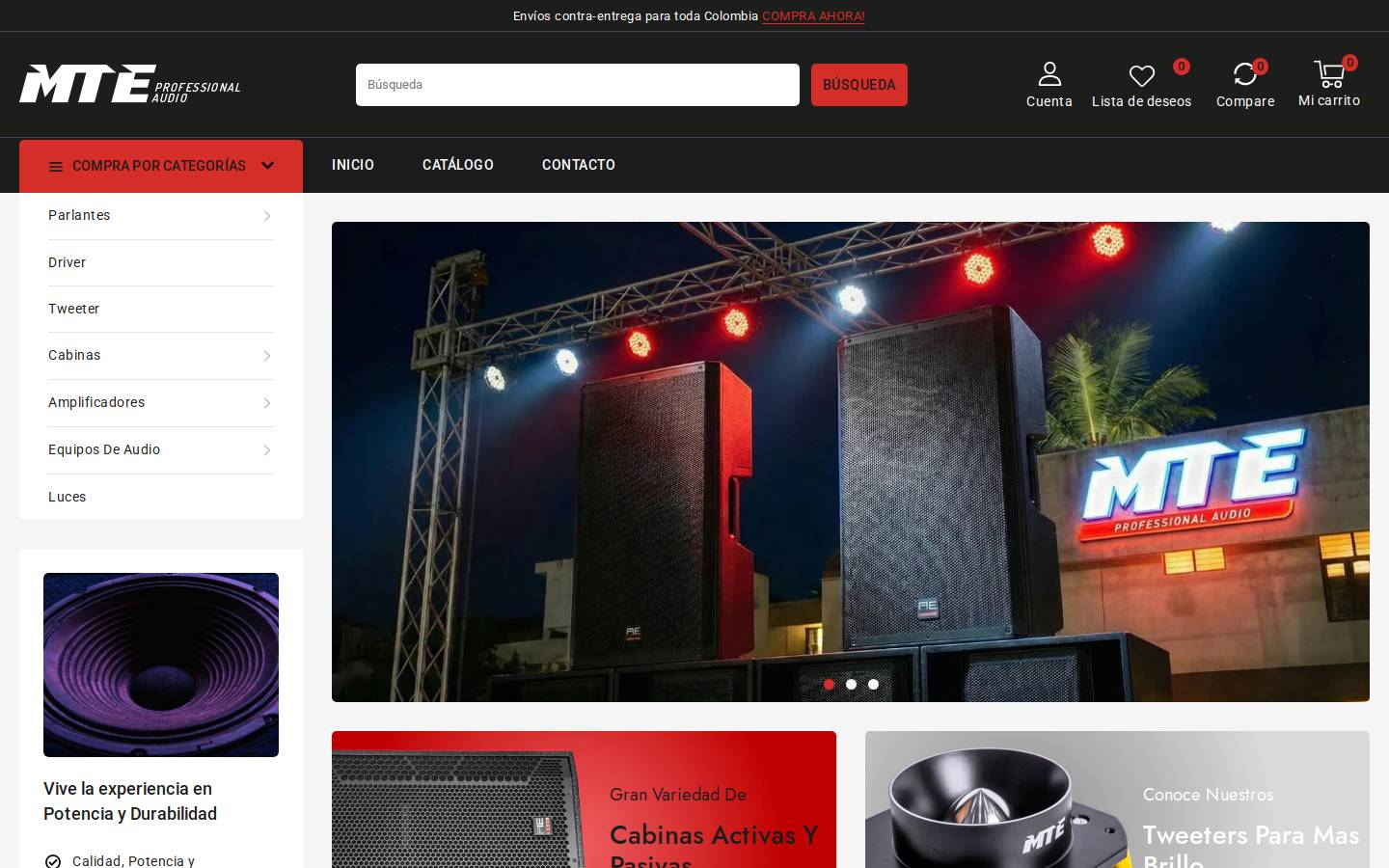 mtedj.com homepage screenshot