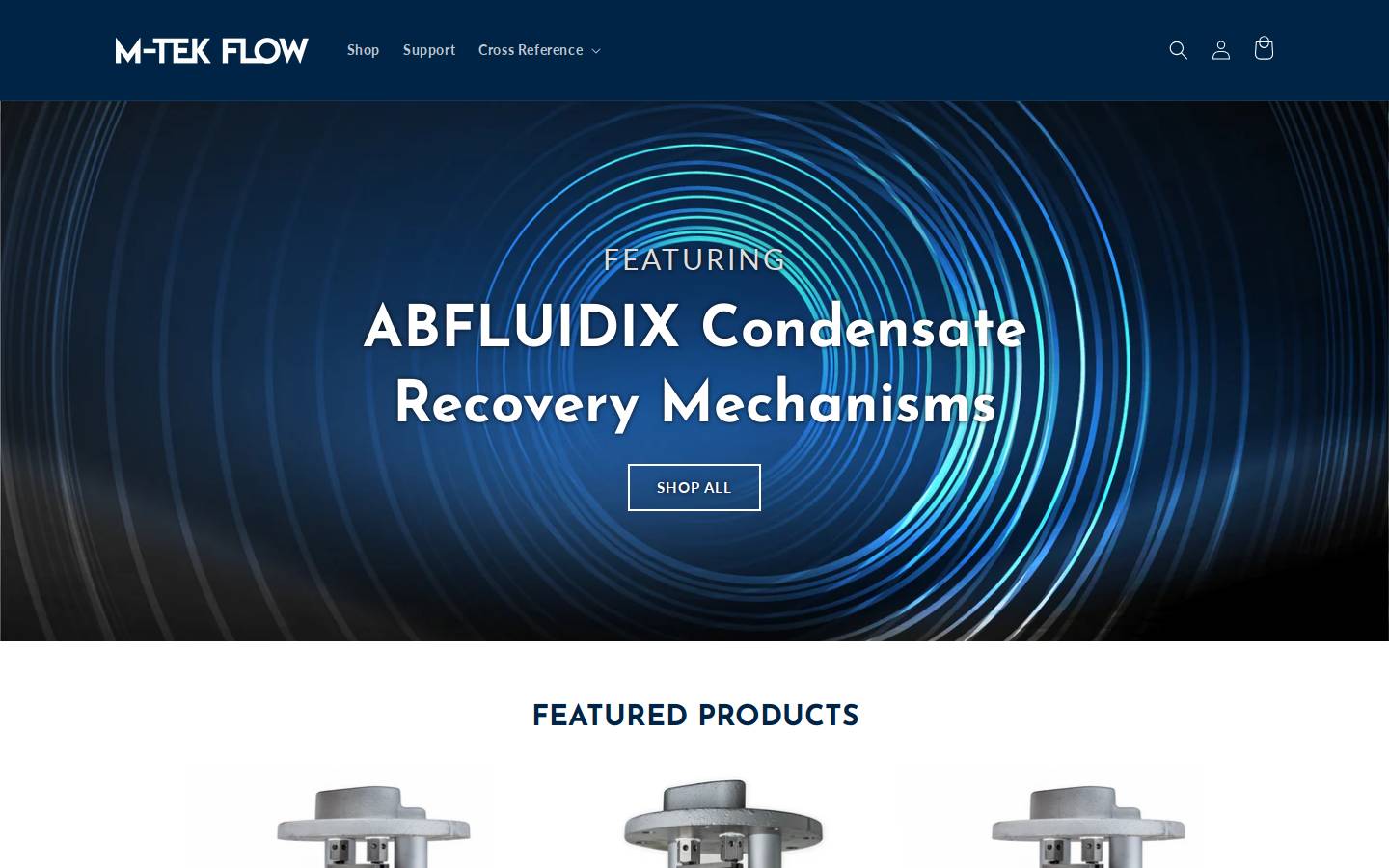 mtekflow.com homepage screenshot