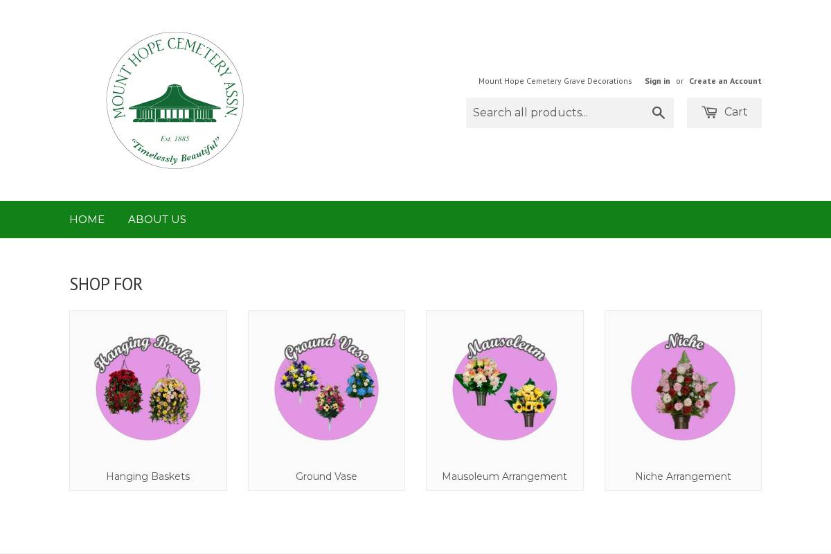 mthopedecorations.com homepage screenshot