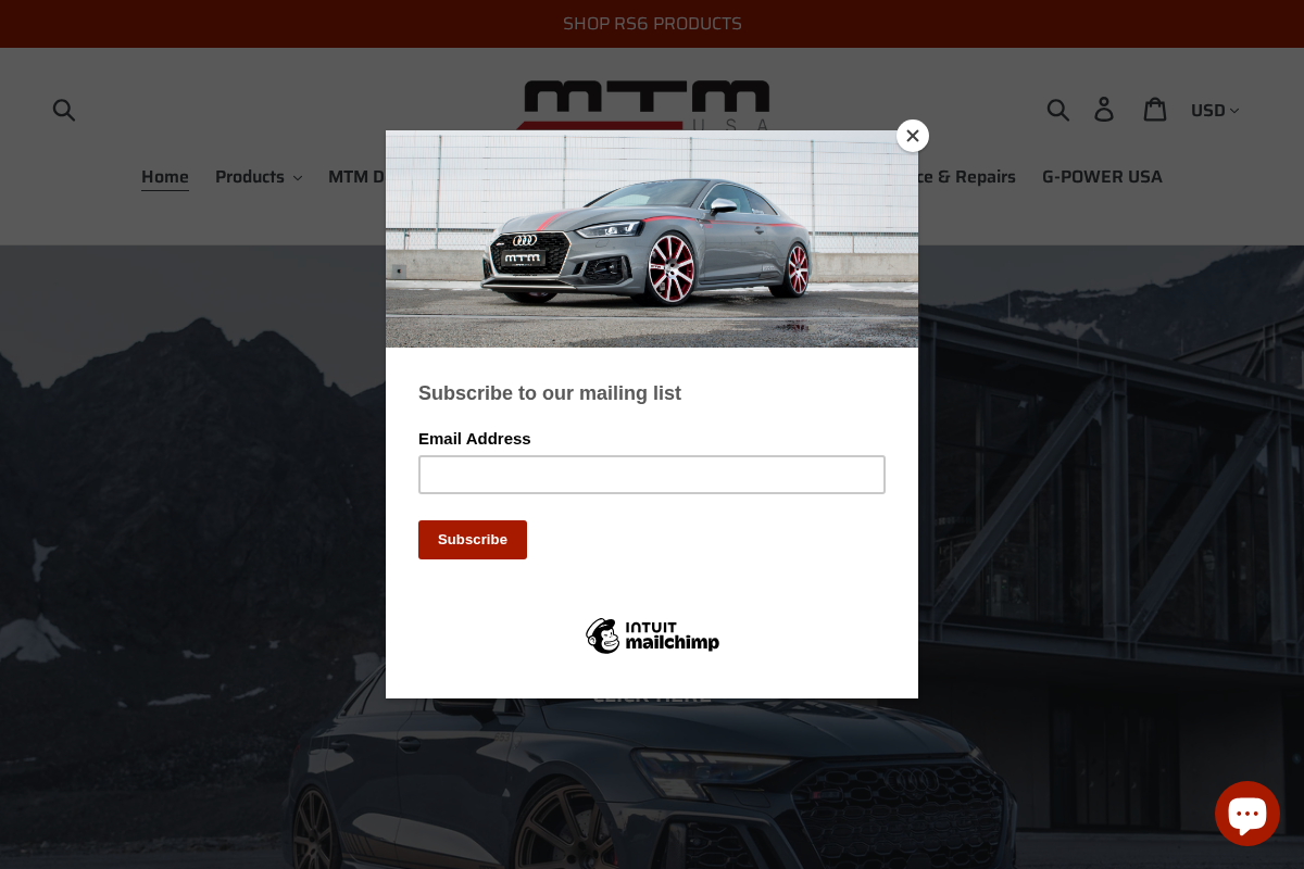 MTM USA LLC homepage screenshot