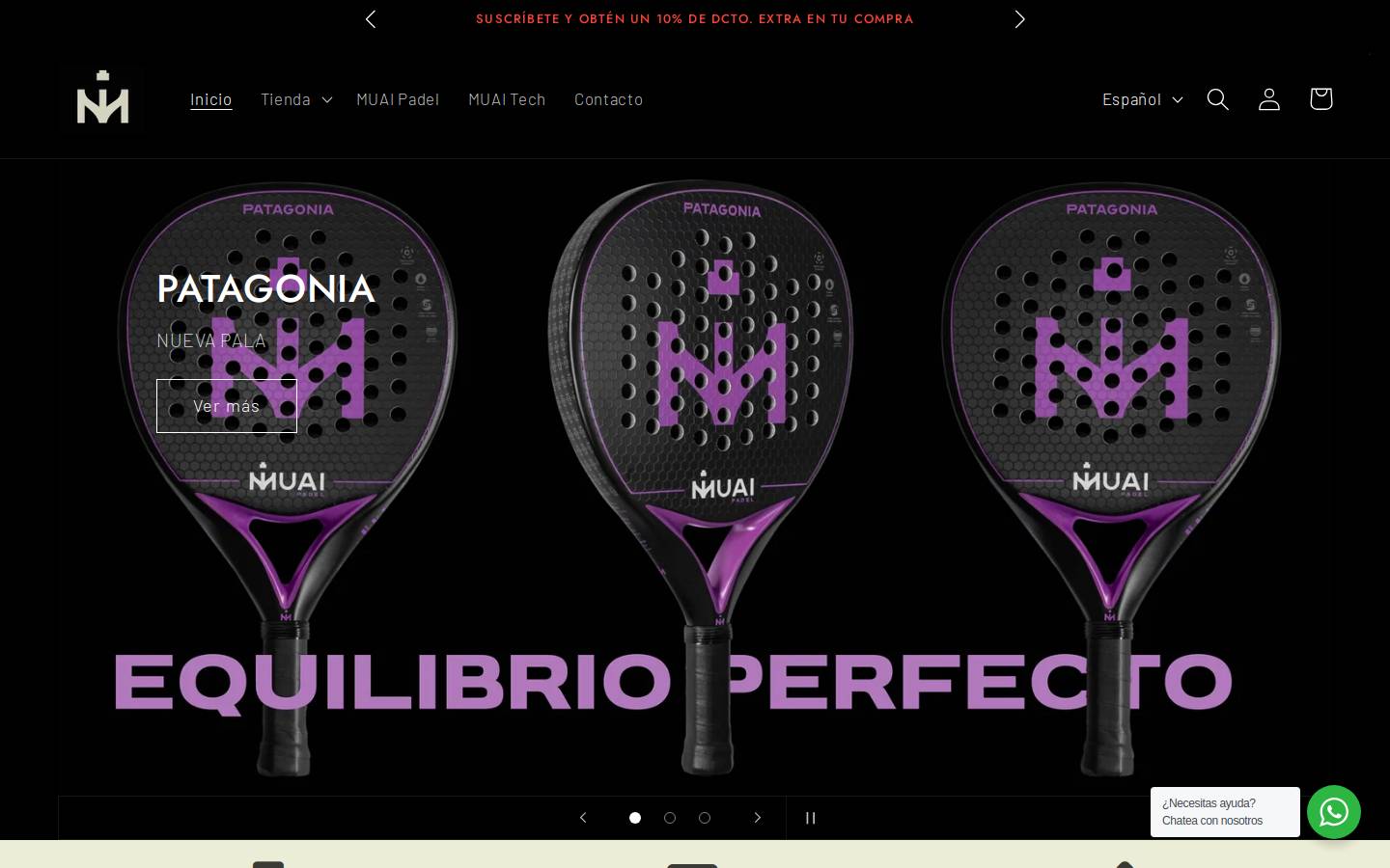 muaipadel.com homepage screenshot