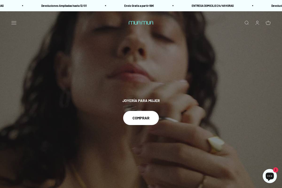 muamuajewels.com homepage screenshot