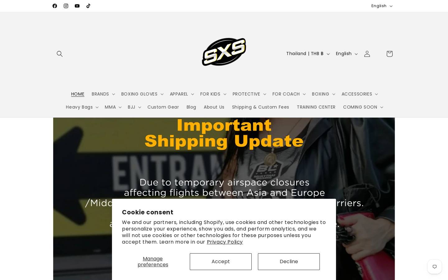 muaythaione.com homepage screenshot