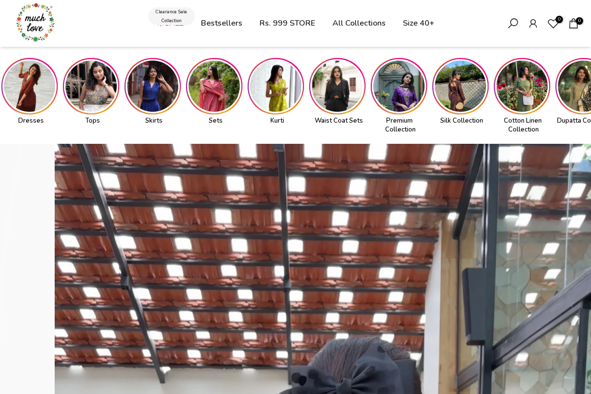 MUCH LOVE STORE homepage screenshot