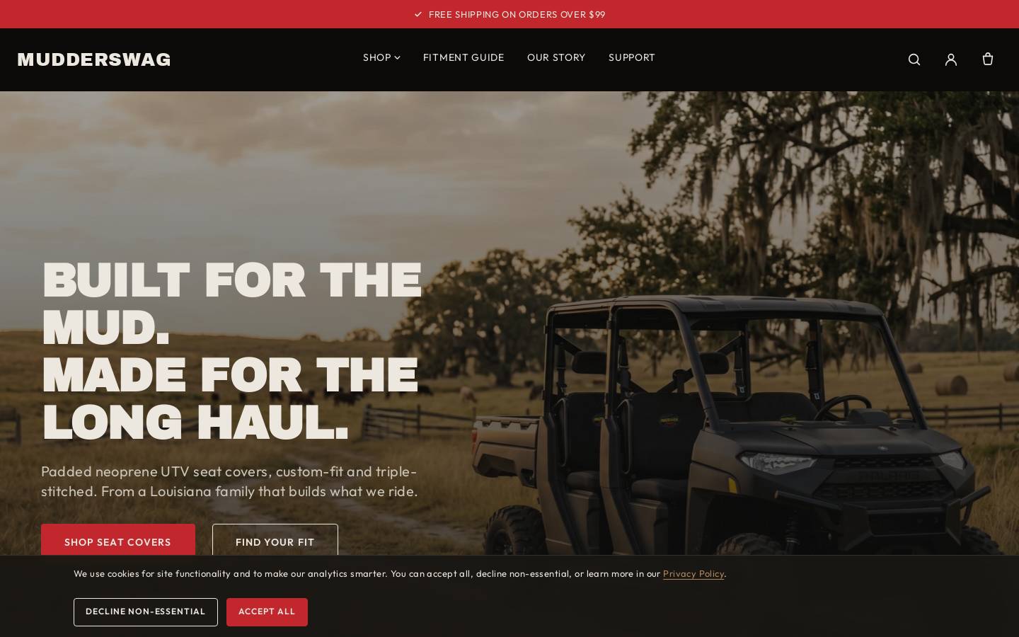 mudderswag.com homepage screenshot