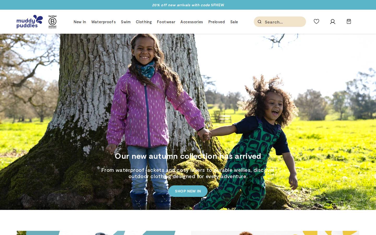 Muddy Puddles Ltd. homepage screenshot