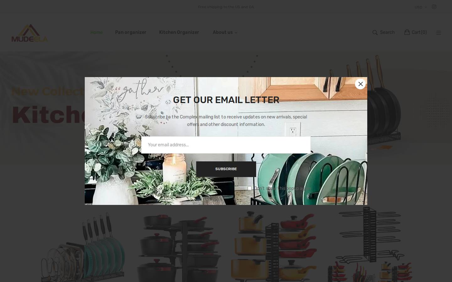 mudeela.com homepage screenshot