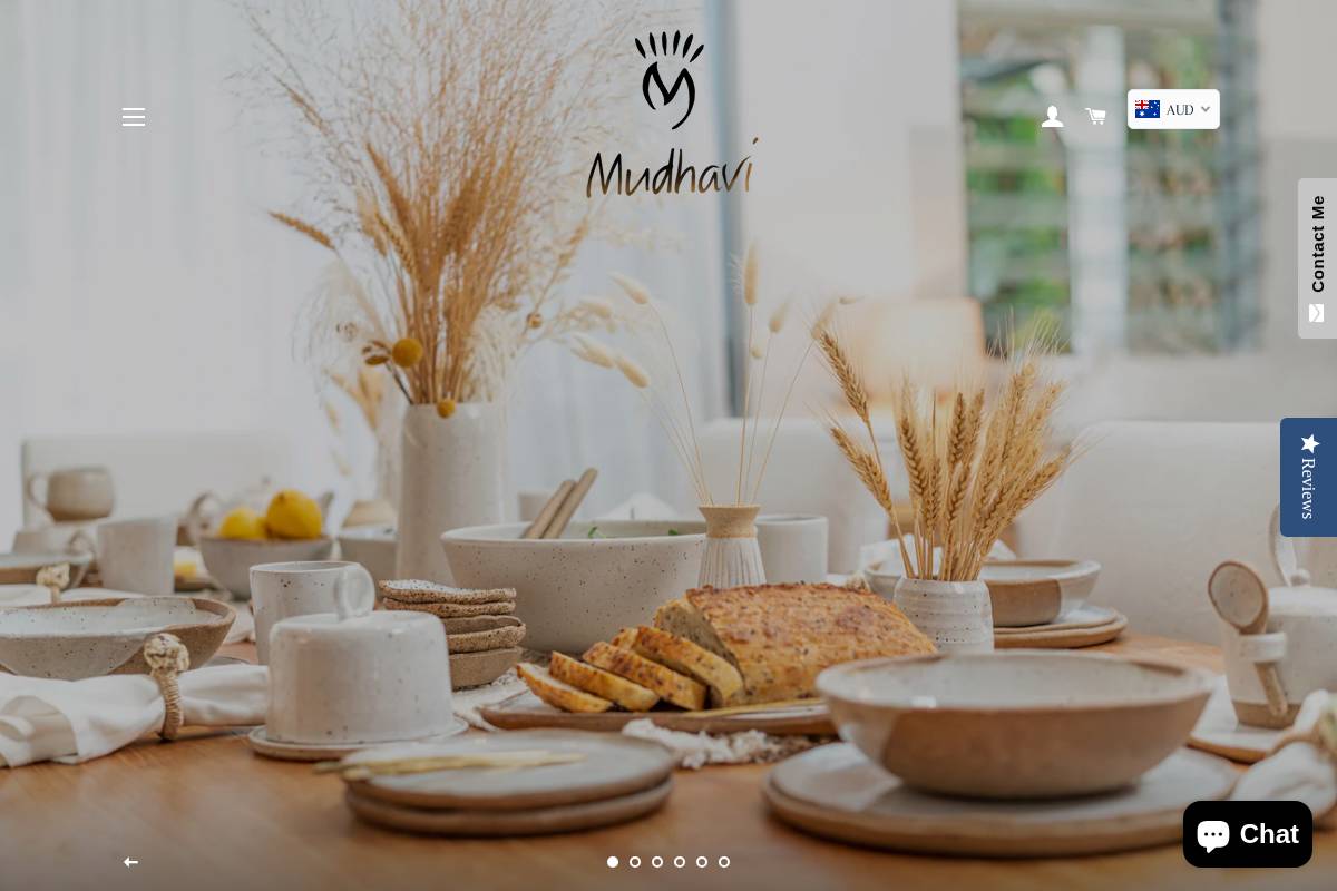 mudhavi.com homepage screenshot