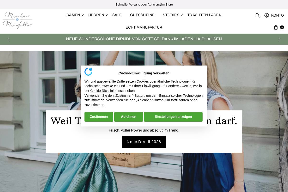 muenchner-manufaktur.de homepage screenshot