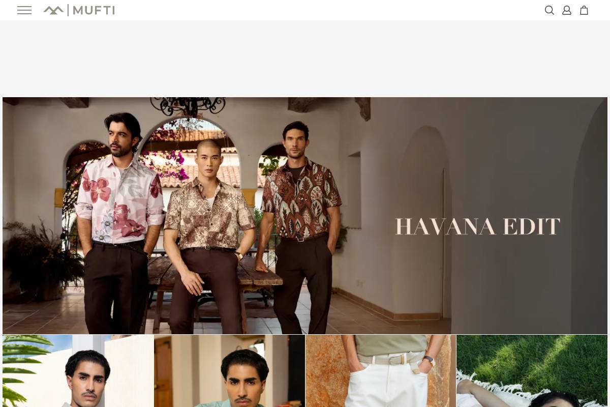 Muftijeans homepage screenshot