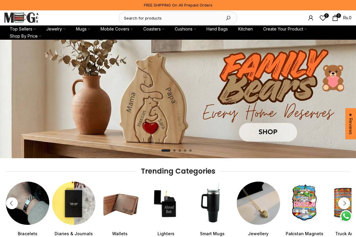 mugart.pk homepage screenshot