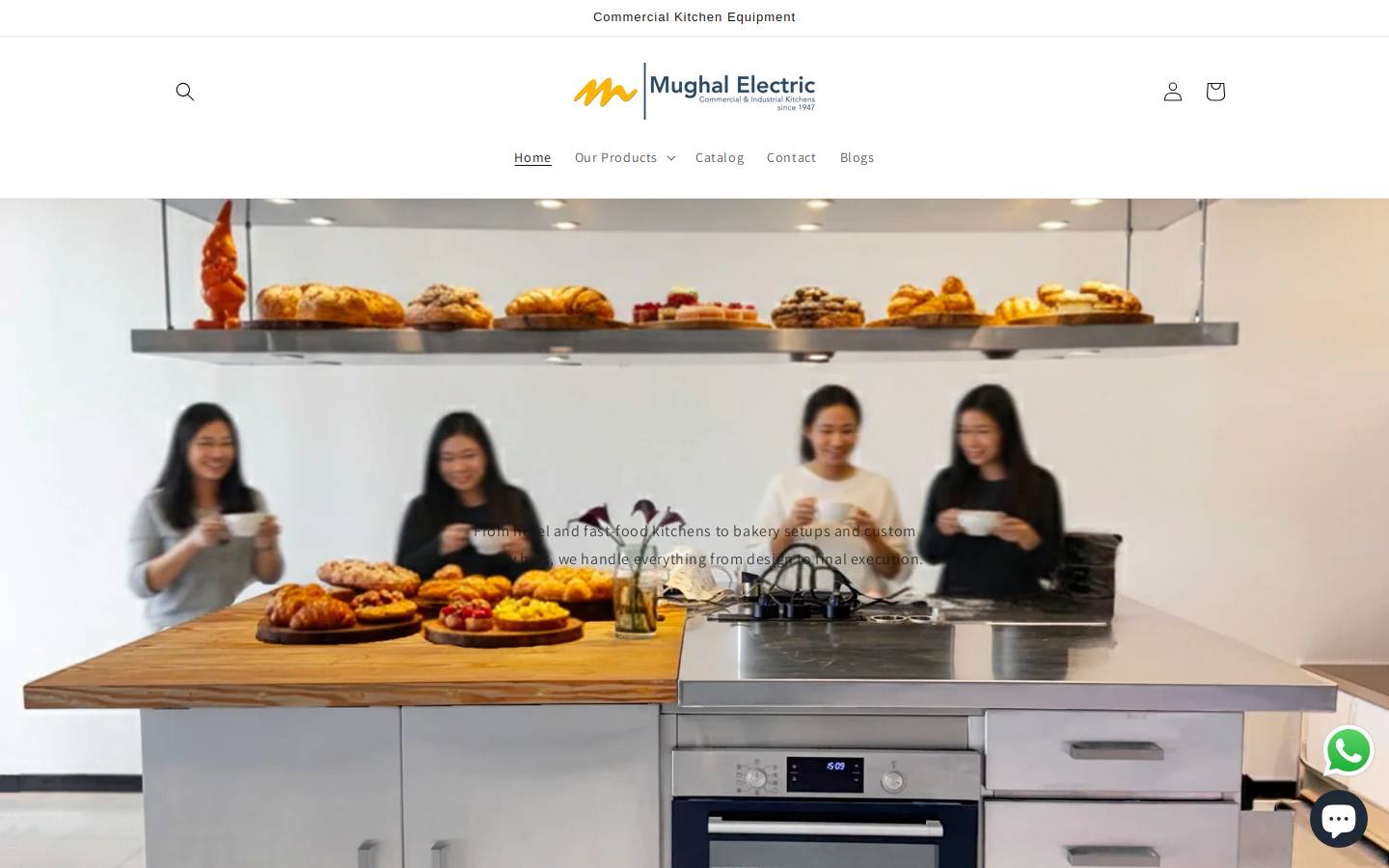 mughalelectric.com homepage screenshot
