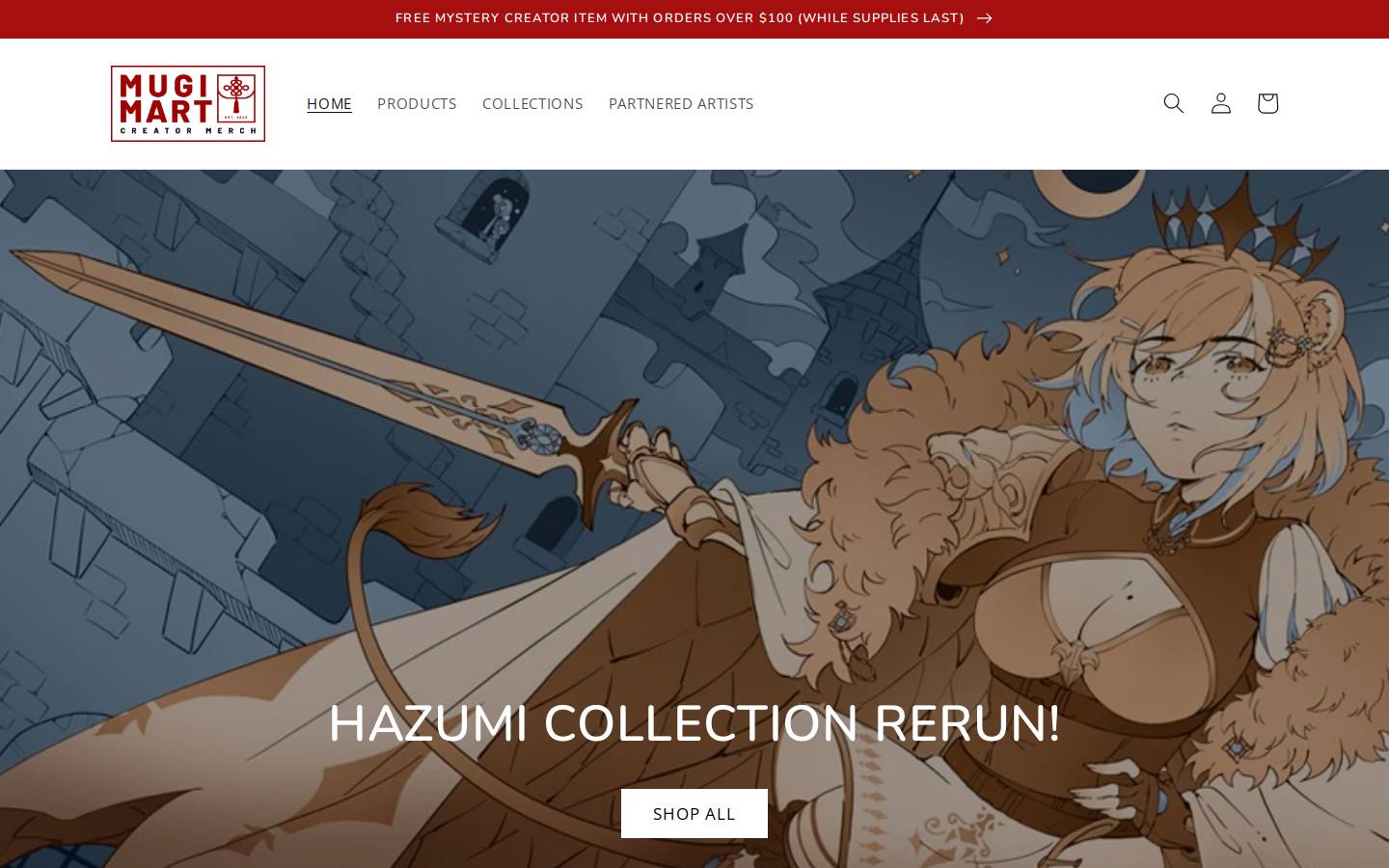 mugimart.co homepage screenshot