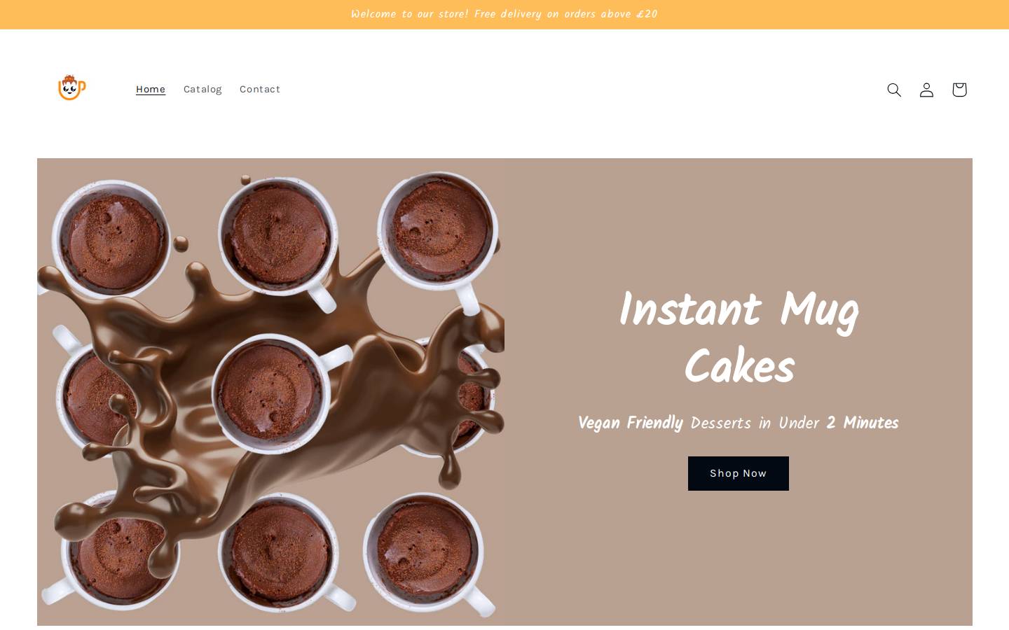 Mug Morsels homepage screenshot