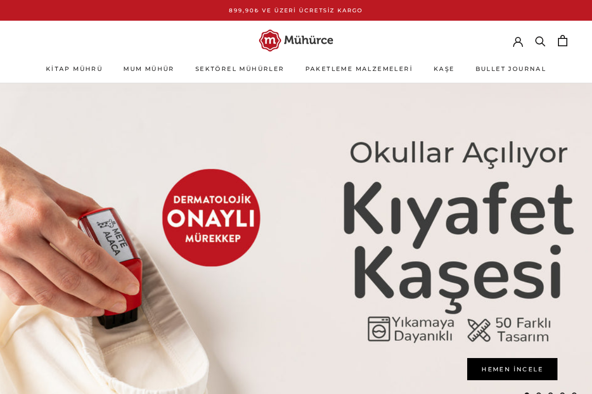 Mühürce homepage screenshot