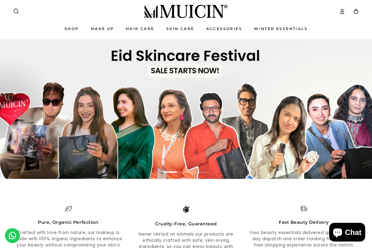 muicin.com homepage screenshot