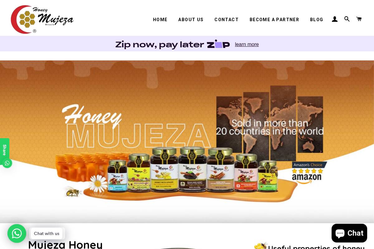 mujeza.com.au homepage screenshot
