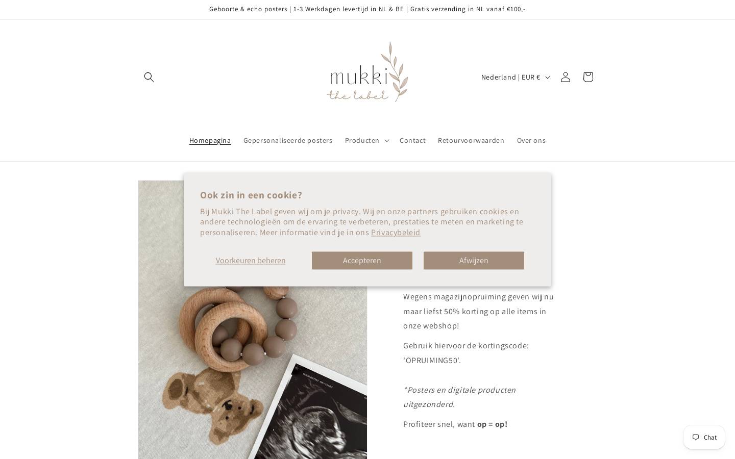 Mukki The Label homepage screenshot