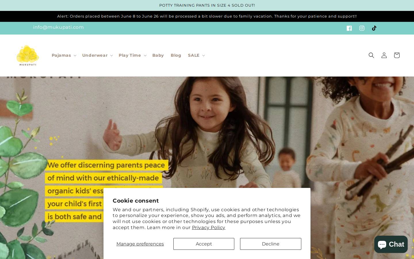 mukupati.com homepage screenshot