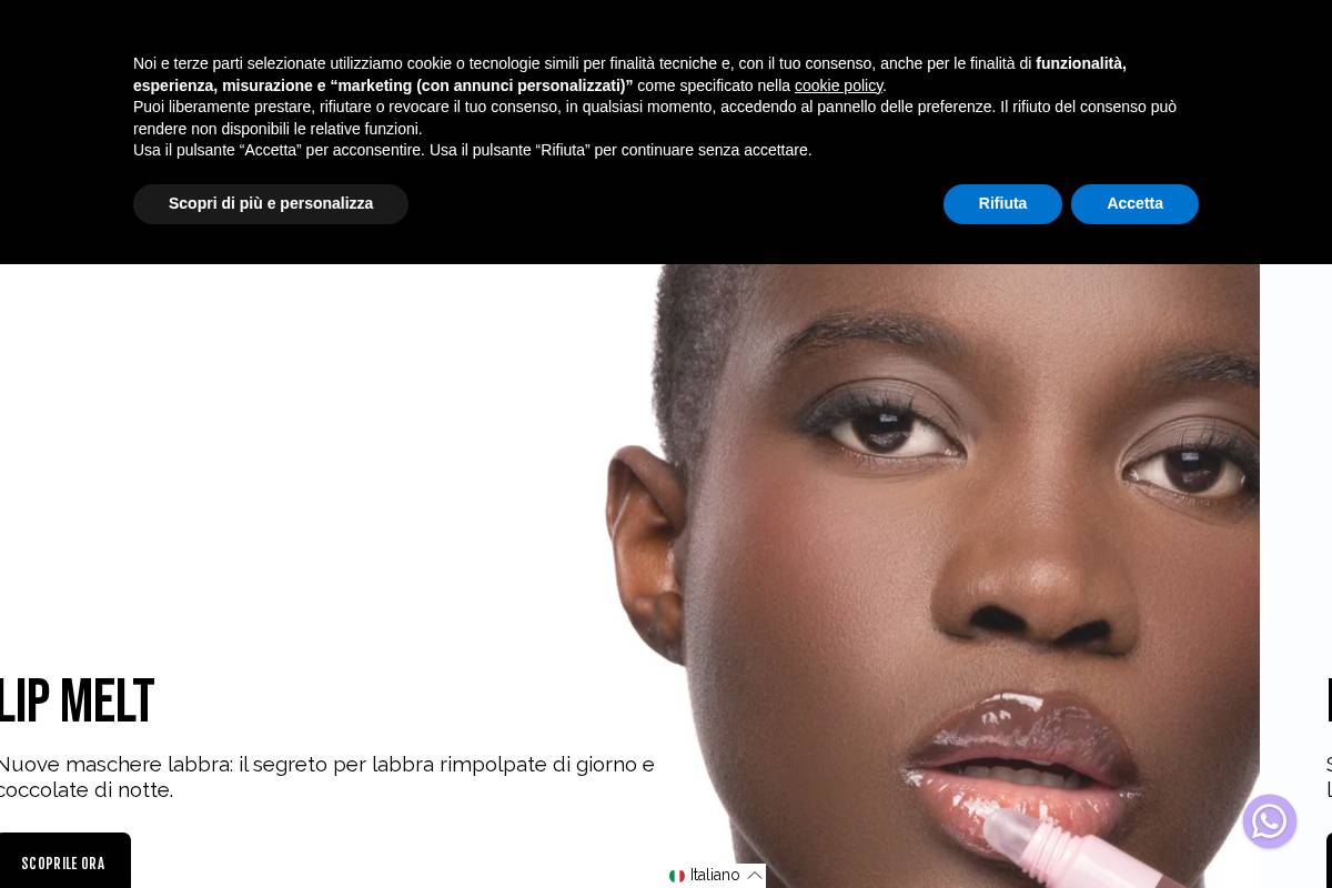 Mulac Cosmetics homepage screenshot