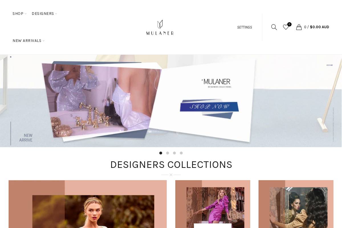 mulaner.com homepage screenshot