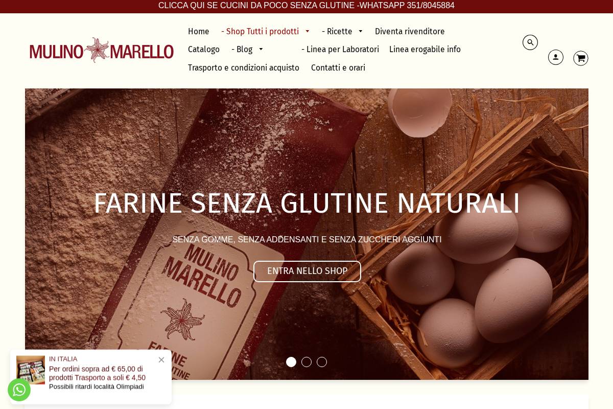 mulinomarello.com homepage screenshot
