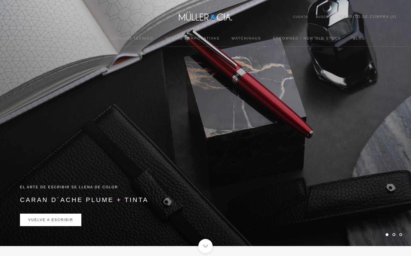 mullerycia.cl homepage screenshot