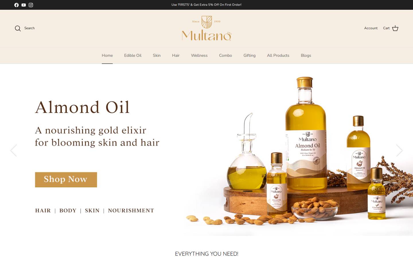 multano.in homepage screenshot