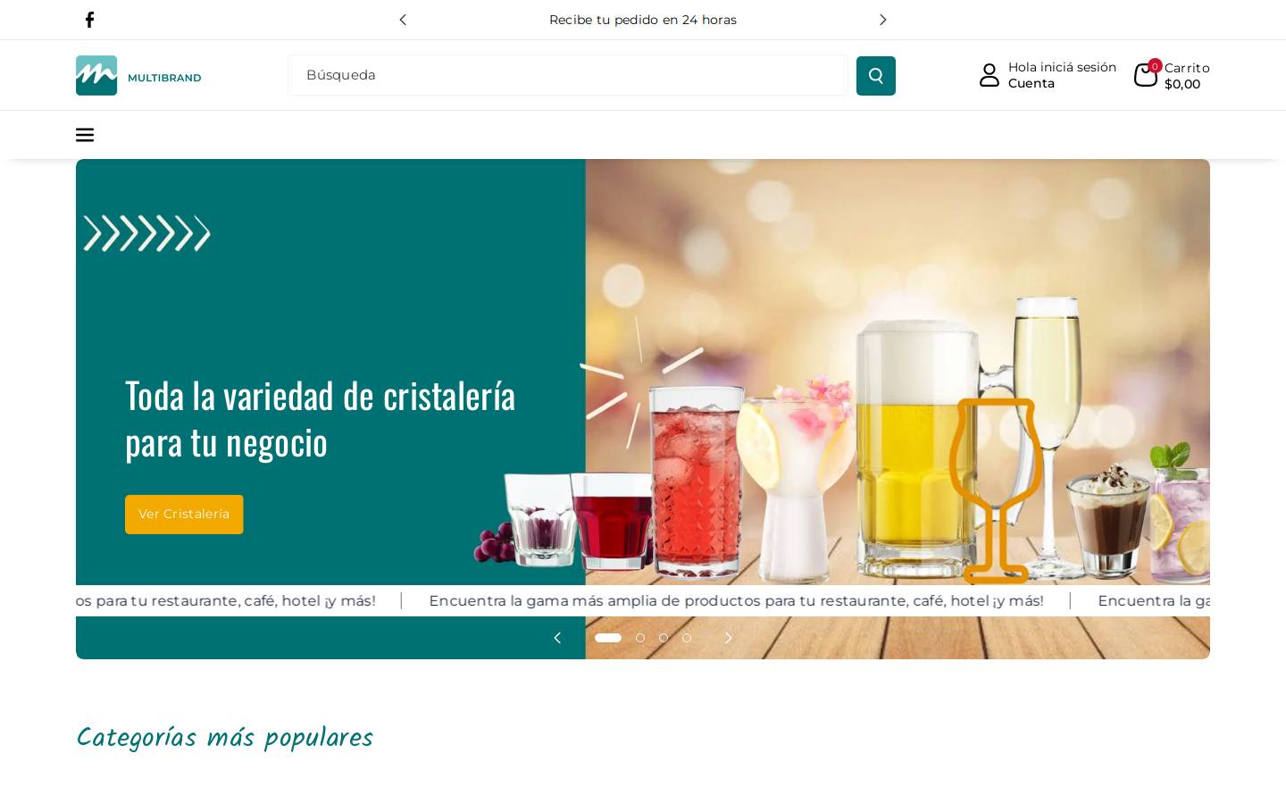 multibrand.com.ar homepage screenshot