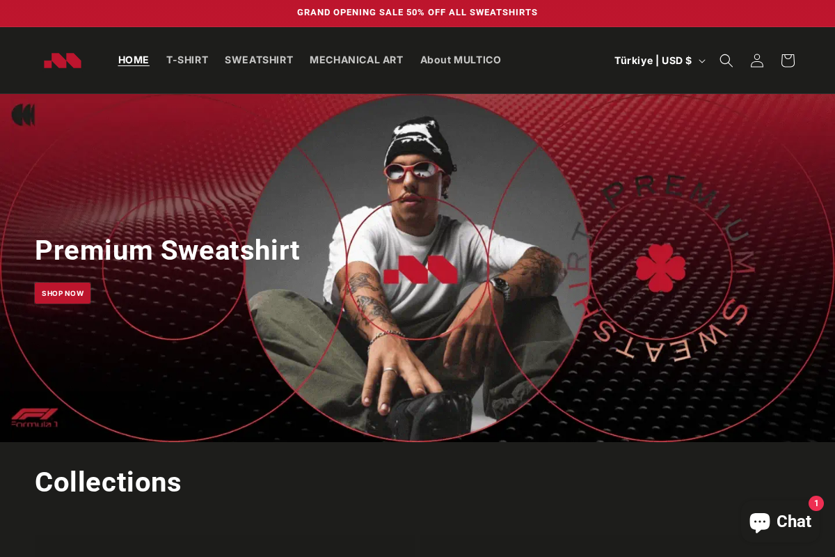 MULTICO homepage screenshot