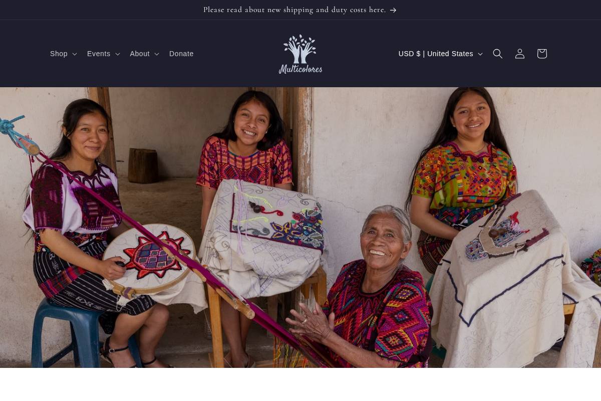 multicolores.org homepage screenshot